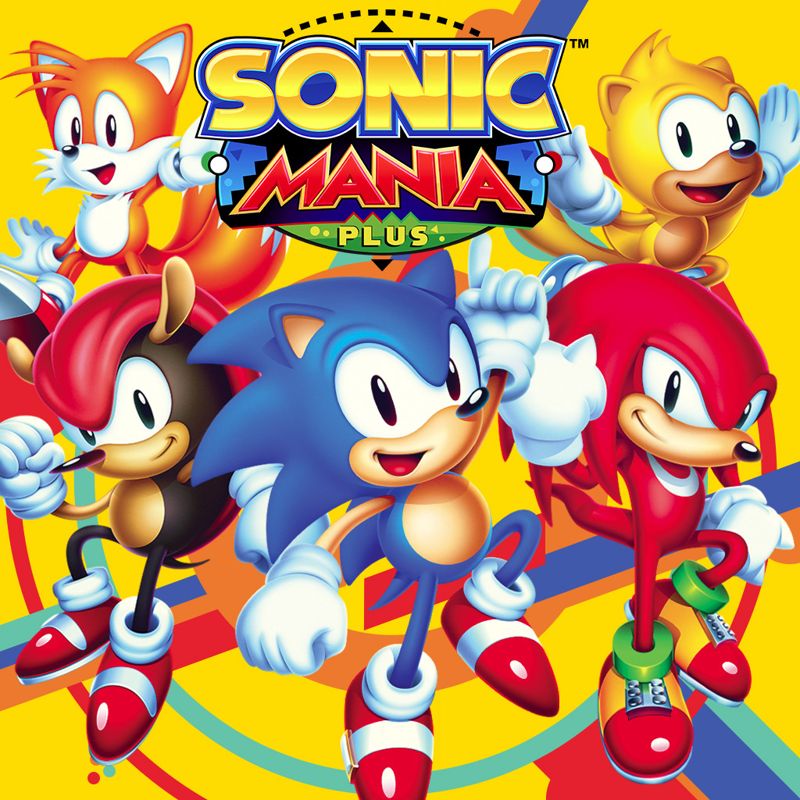 Sonic Mania Plus box art for Playstation 4